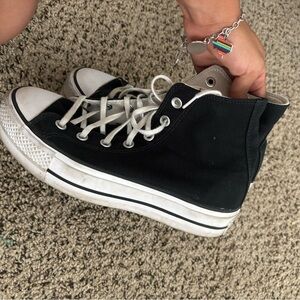 Very well used platform converse - 7.5